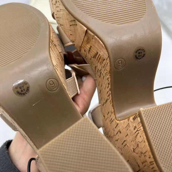 a.n.a Womens Billie Heeled Sandals Nude Color Size 9M - Picture 11 of 14